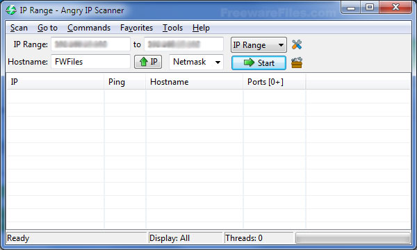 Screenshot for: Angry IP Scanner 3.7.0