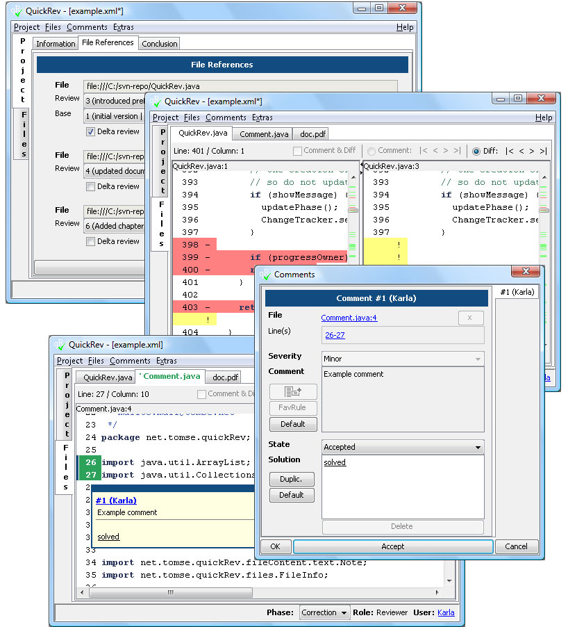 Screenshot for: QuickRev 3.3.2