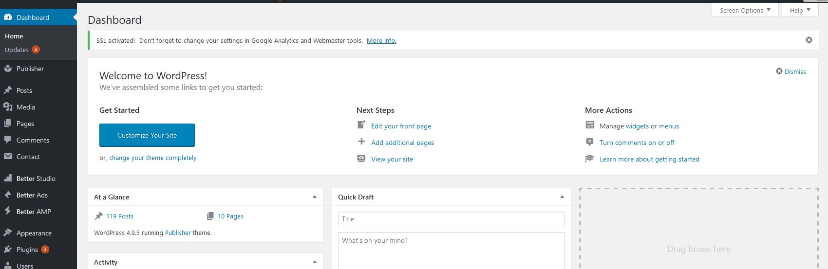 Screenshot for: WordPress 5.3.2 / 5.4 RC5