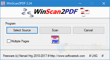 Screenshot for: WinScan2PDF 5.25