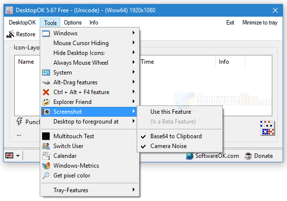 Screenshot for: DesktopOK 6.88