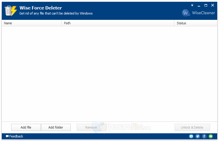 Screenshot for: Wise Force Deleter 1.52.53