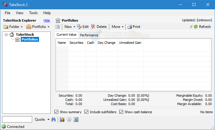 Screenshot for: TakeStock 2.0.60