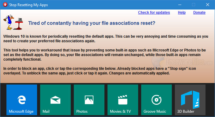 Screenshot for: Stop Resetting My Apps 1.7.0.0